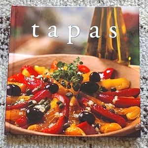 Hardcover Tapas Cookbook by Susan Tee, Vintage